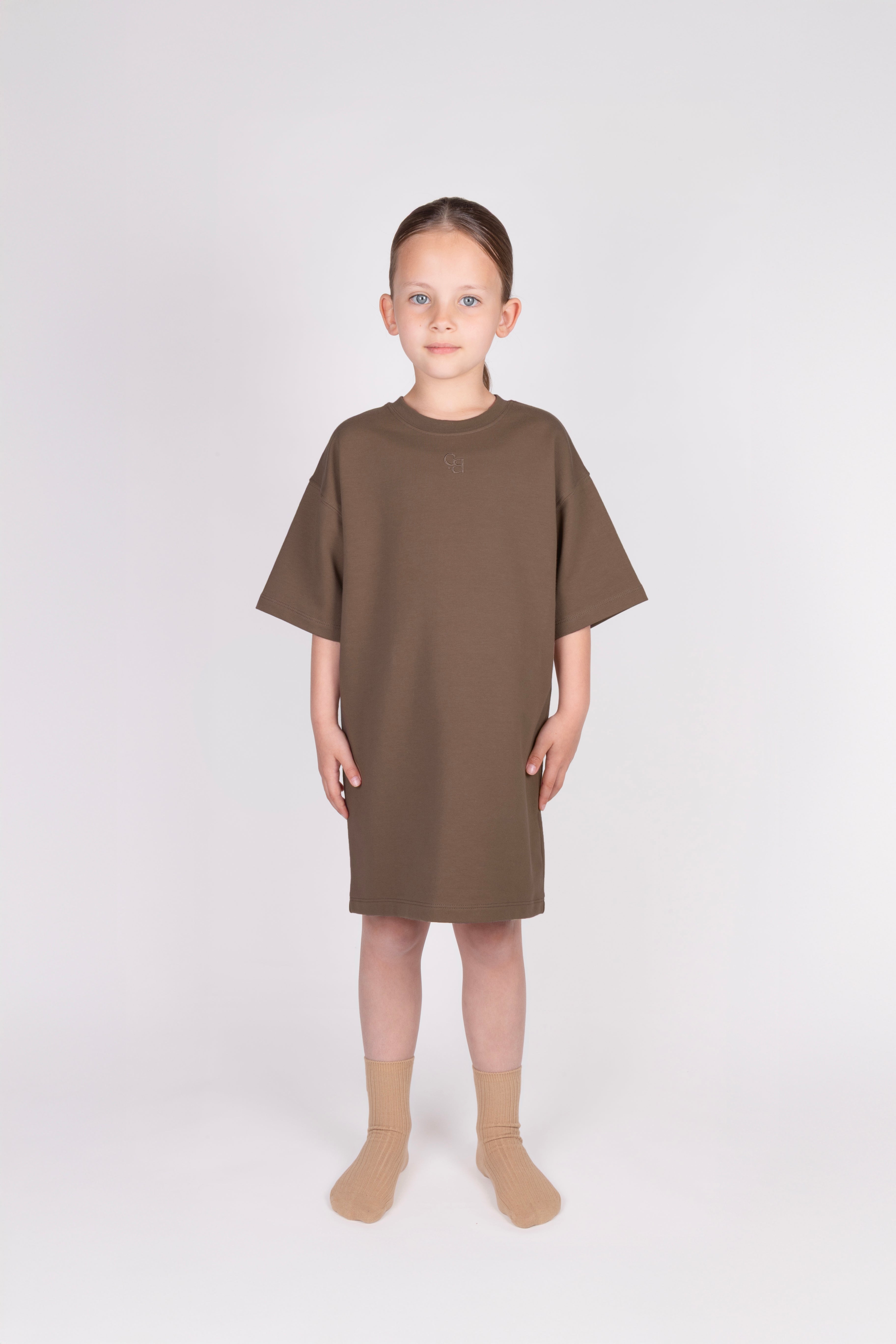 Tee Dress Oversized - Chocolate