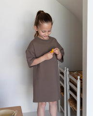 Tee Dress Oversized - Chocolate