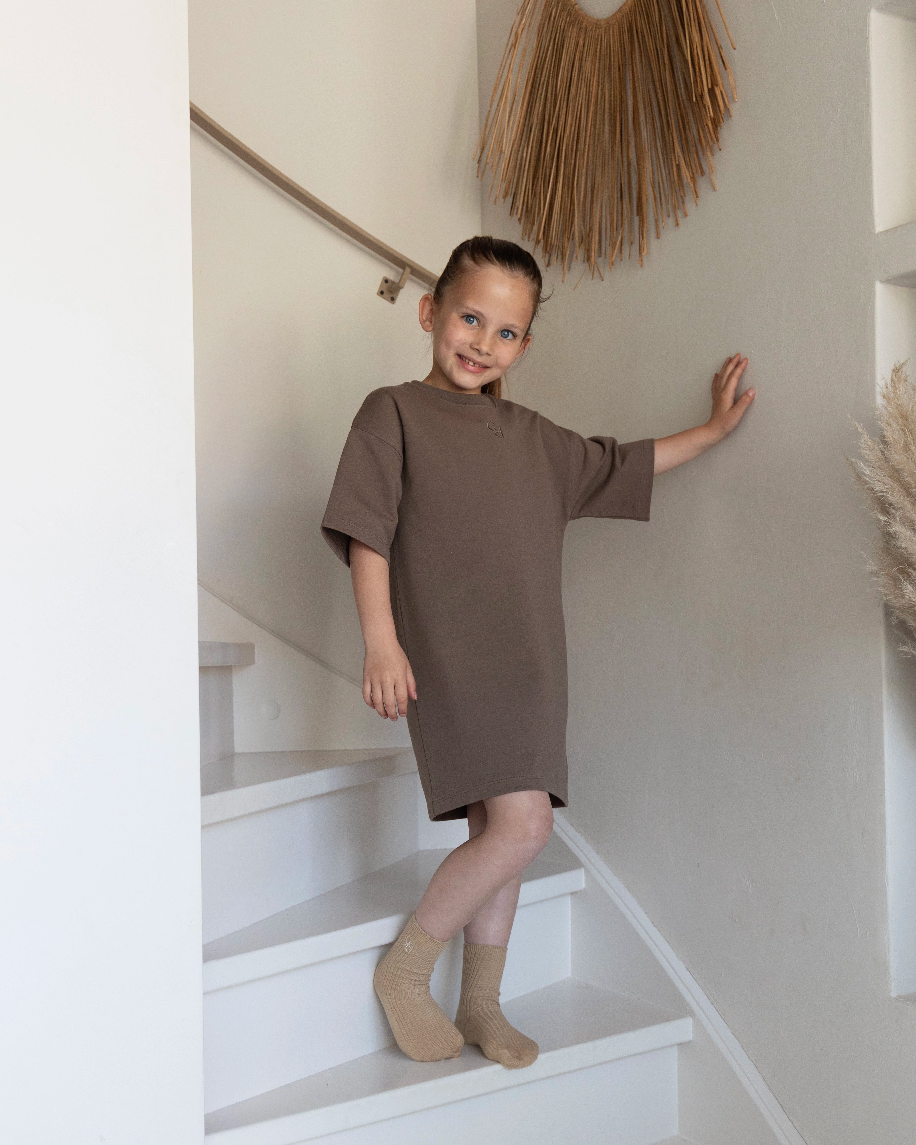 Tee Dress Oversized - Chocolate