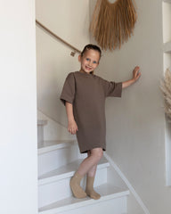 Tee Dress Oversized - Chocolate