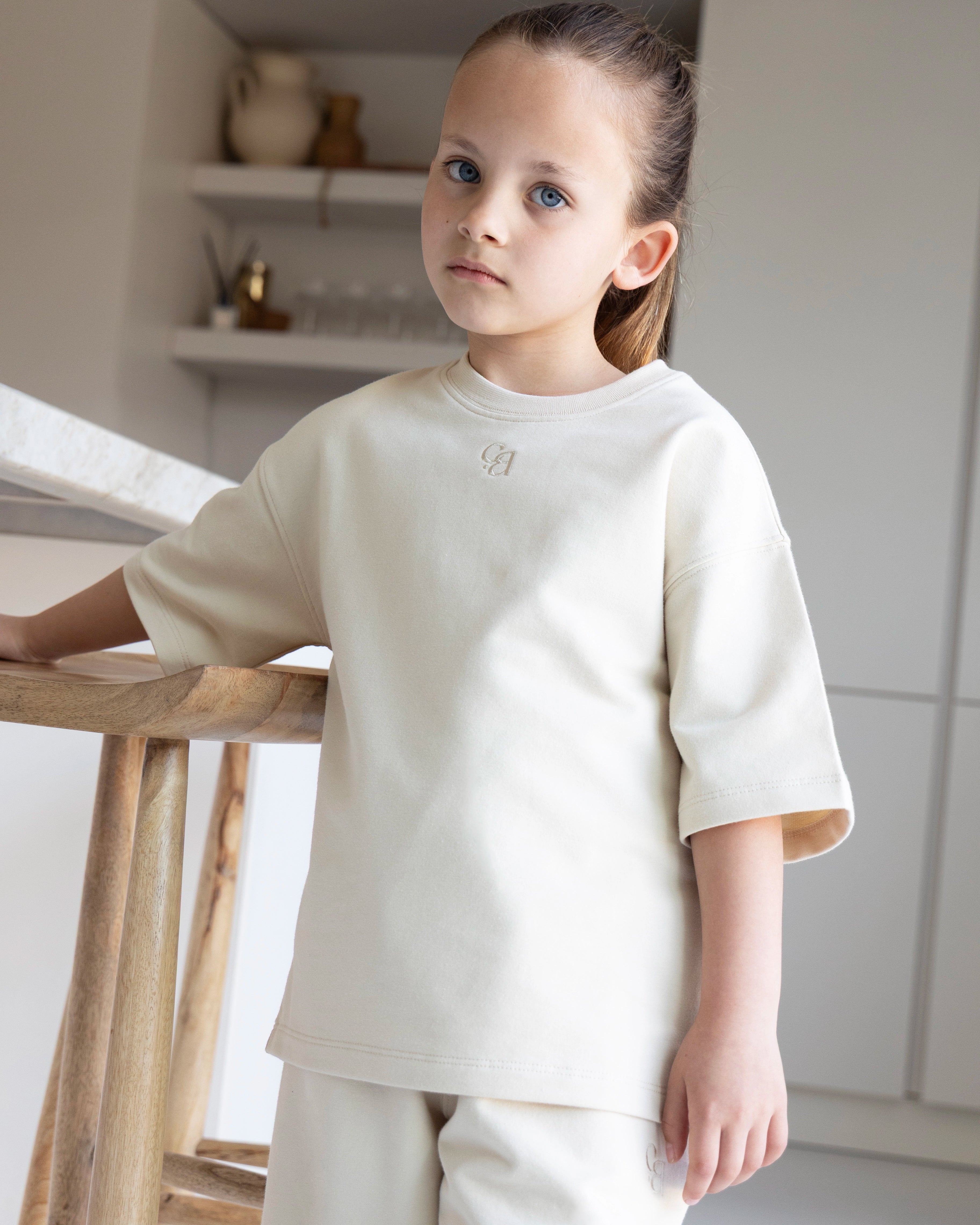 Oversized Tee - Beige