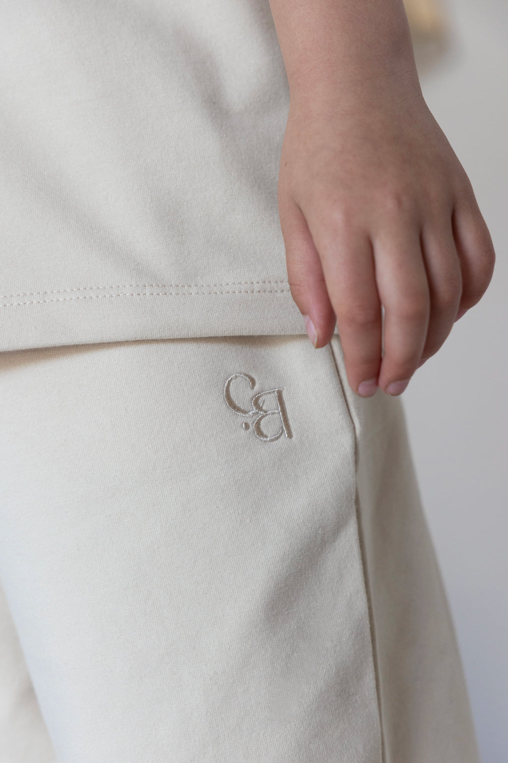 Straight Leg Pants - Beige
