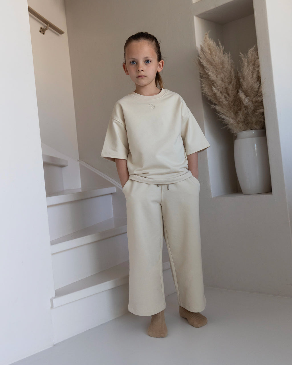 Oversized Tee - Beige