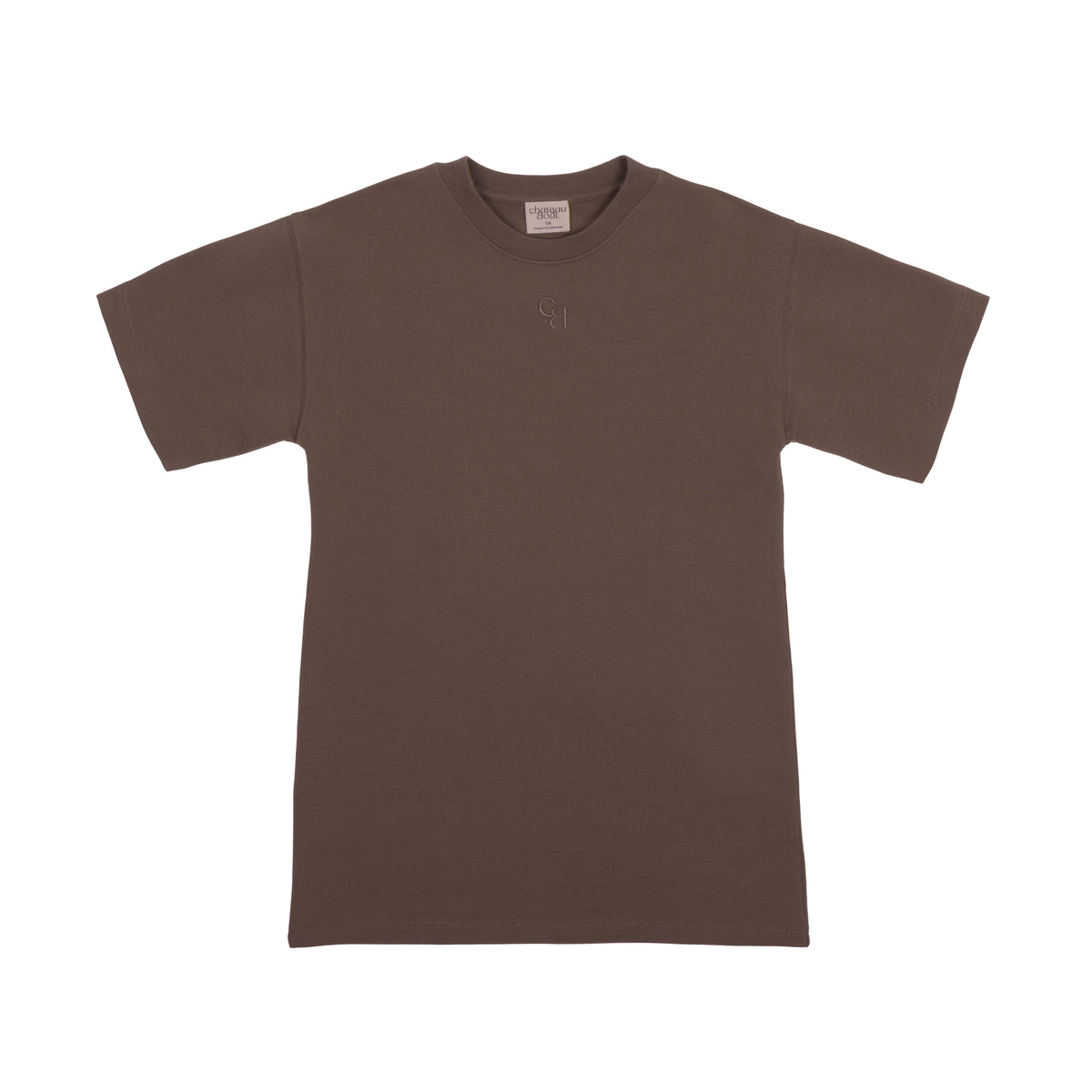 Tee Dress Oversized - Chocolate