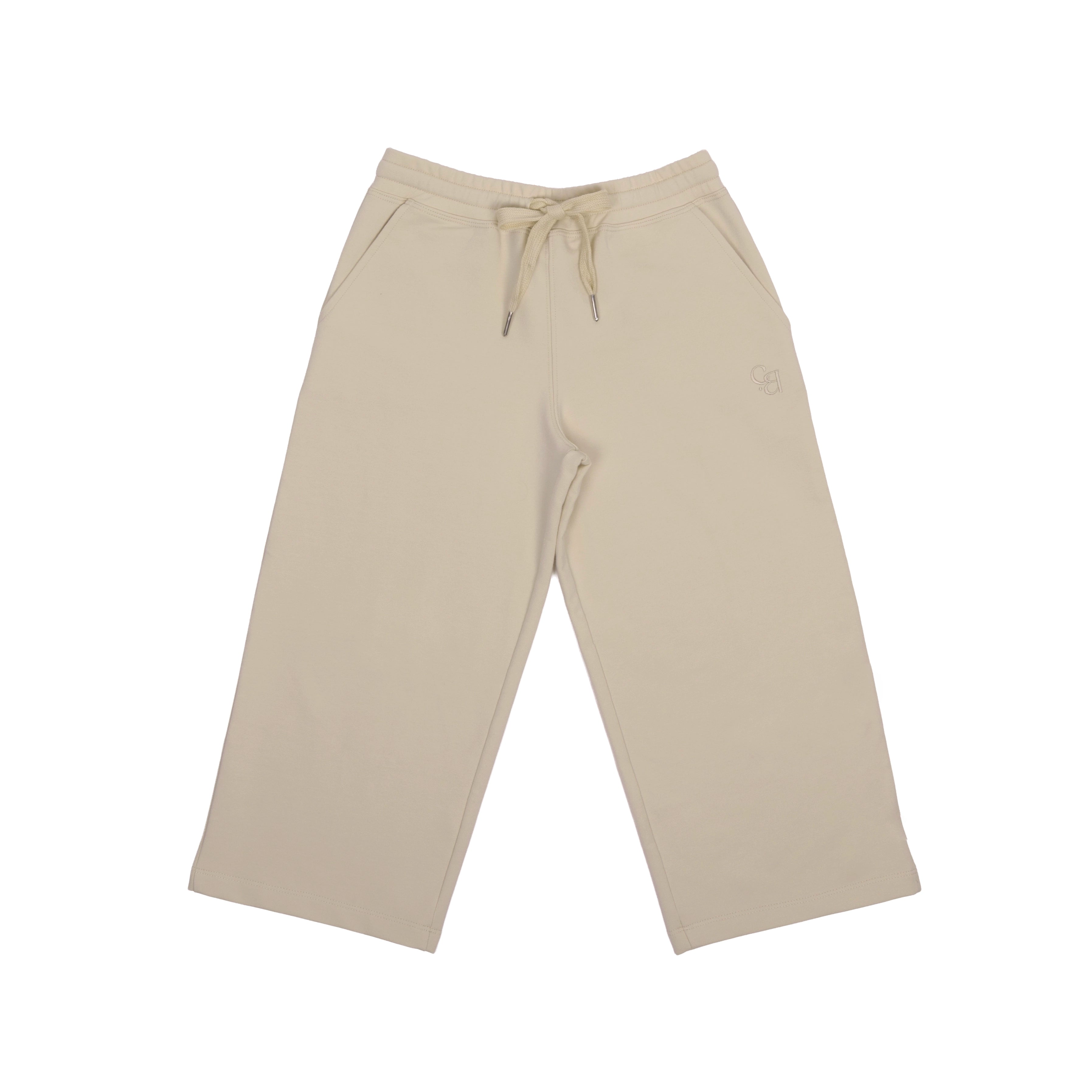 Straight Leg Pants - Beige